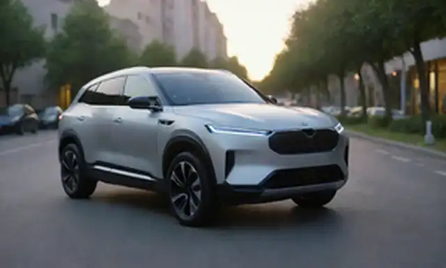 un SUV futurista