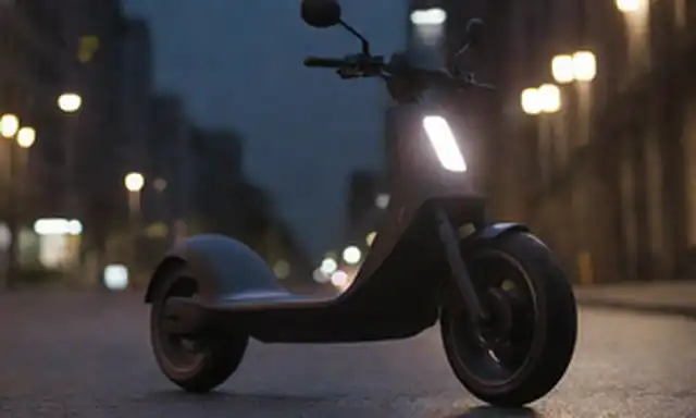 Scooter eléctrico con diseño elegante