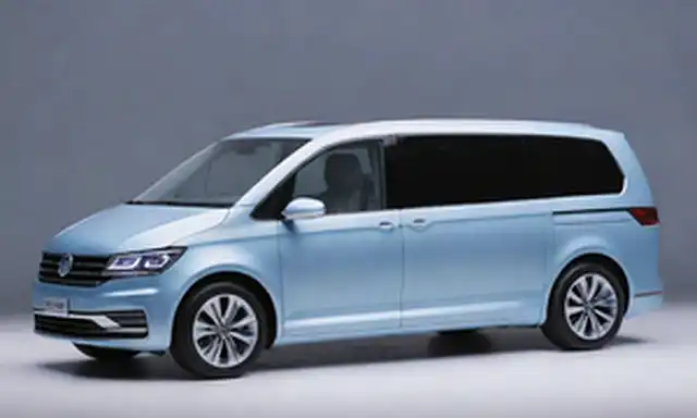 3D renderings of a futuristic minivan