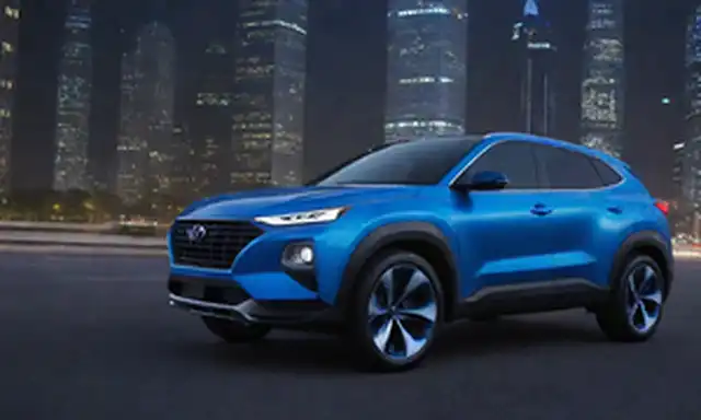 SUV 3D renderizado con líneas elegantes