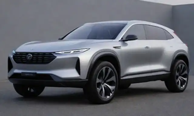 SUV eléctrico de 5 puertas con diseño aerodinámico elegante